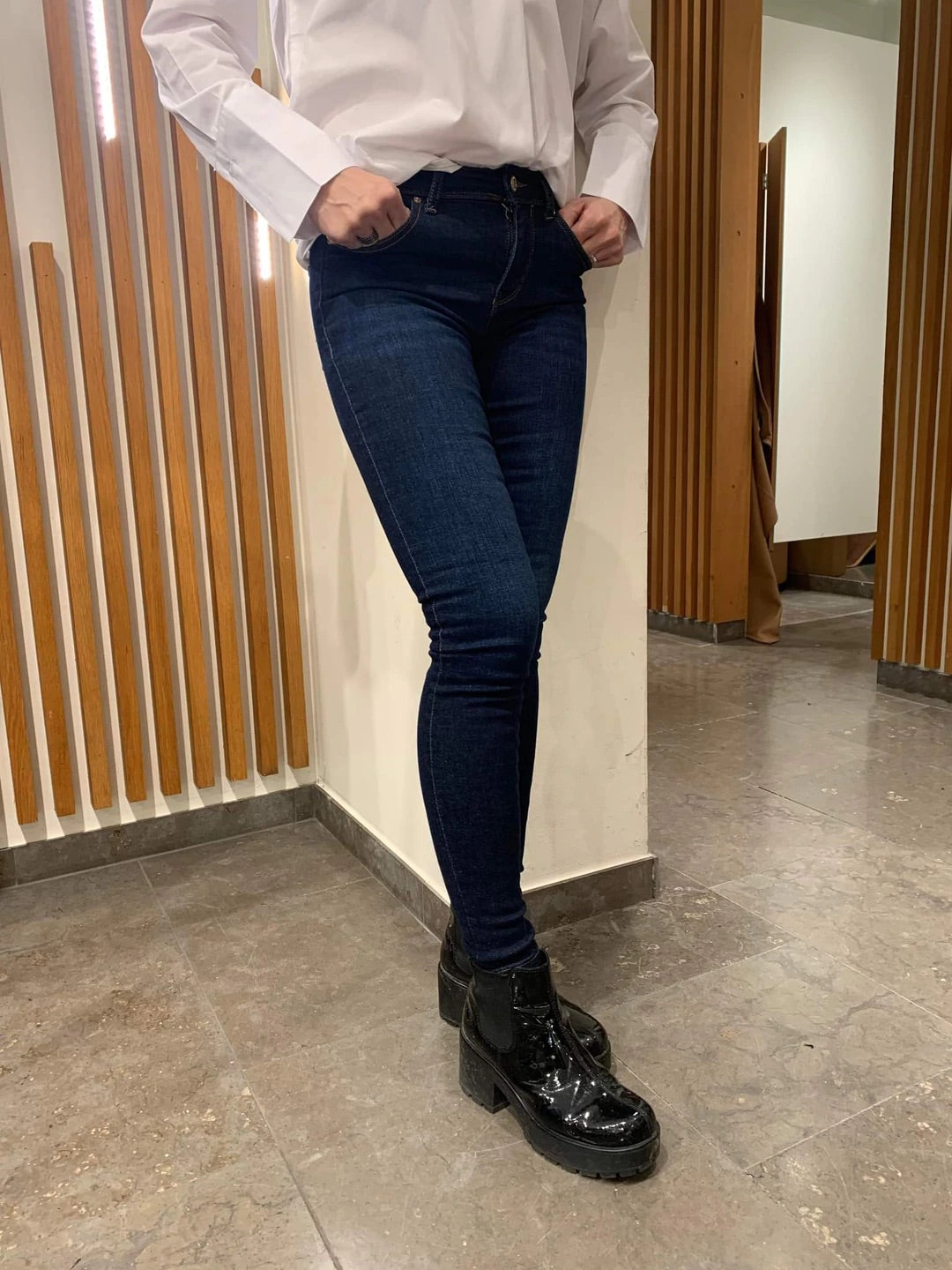 VMLUX Jeans - Dark Blue Denim