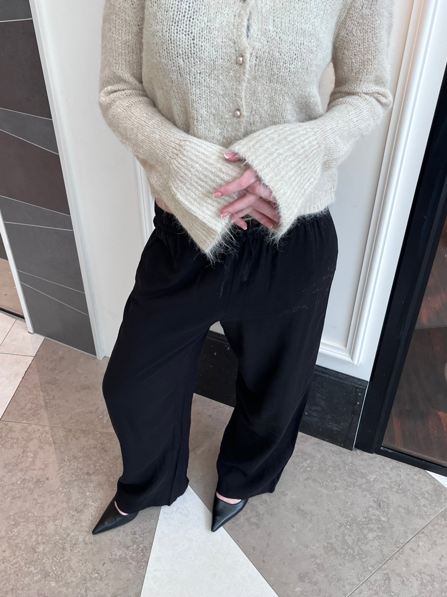 VMLEAH Knit Cardigan - Oatmeal