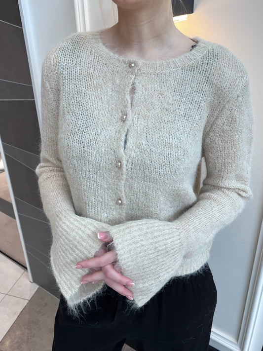 VMLEAH Knit Cardigan - Oatmeal