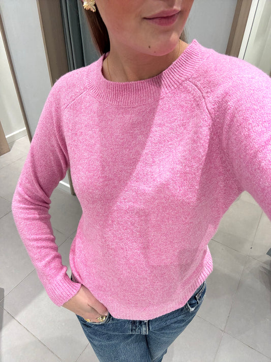 VMDOFFY Pullover - Fuchsia Pink