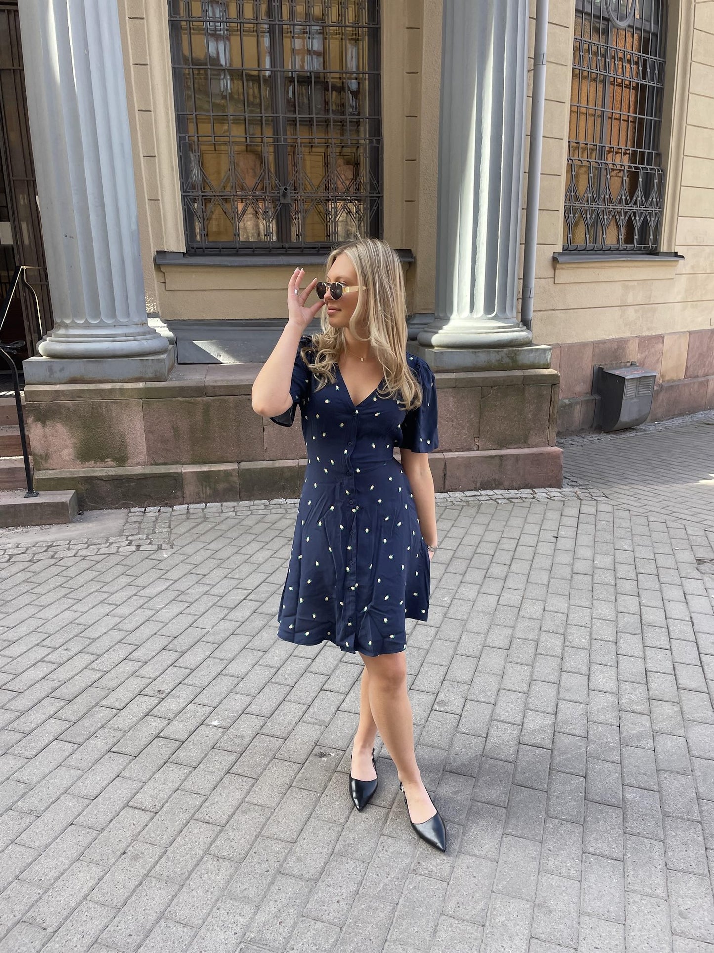 VMALBA Short Dress - Navy Blazer