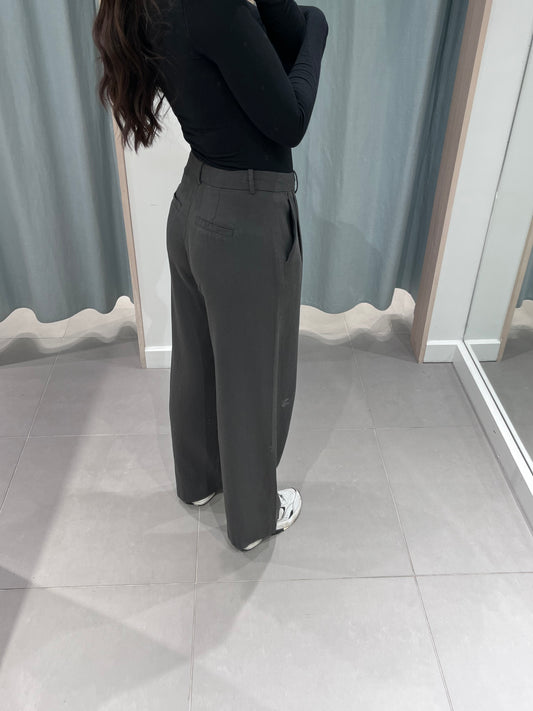 VMMINDY Trousers - Grey Pinstripe