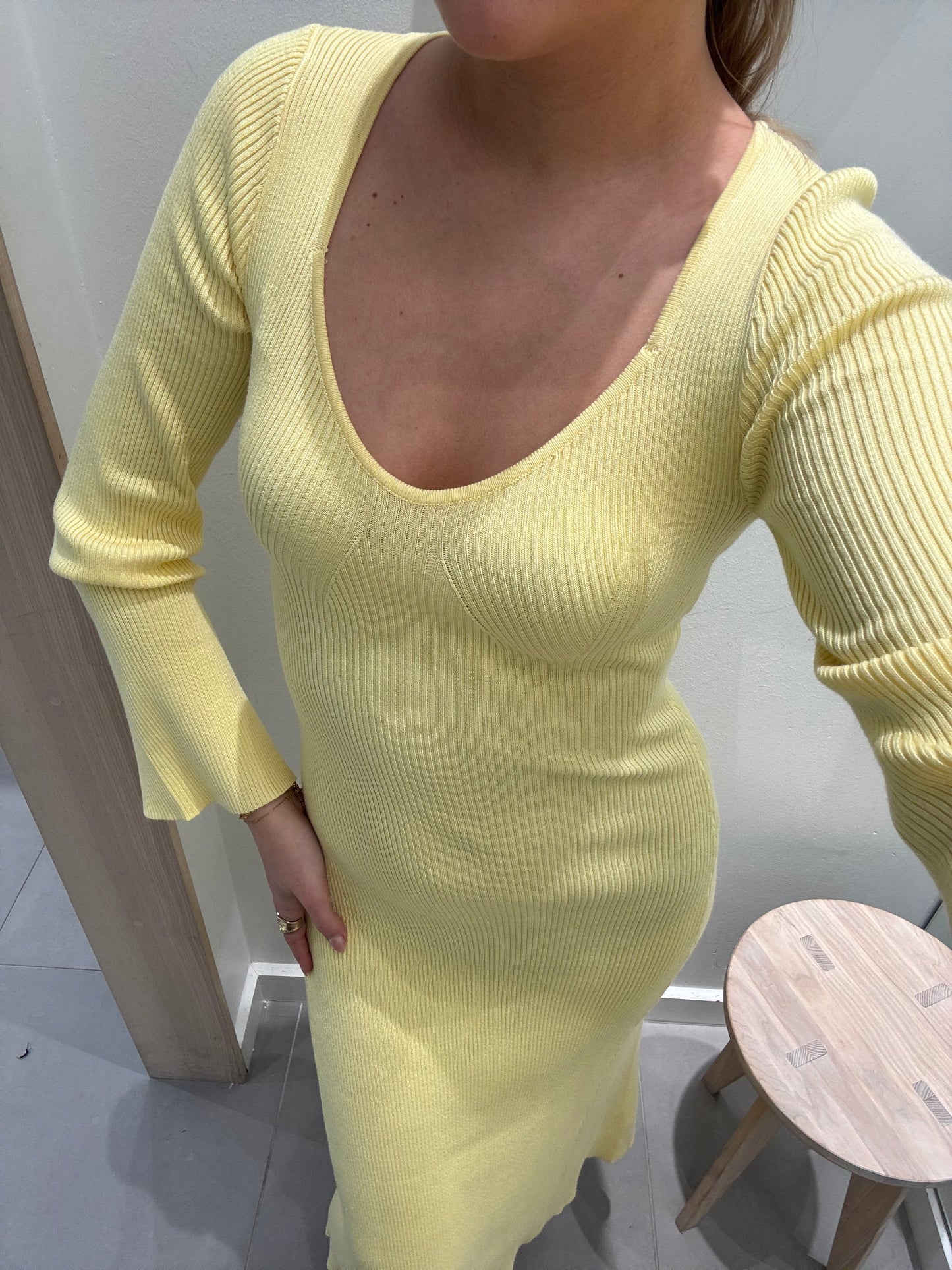 VMJANIS Long Dress - Mellow Yellow