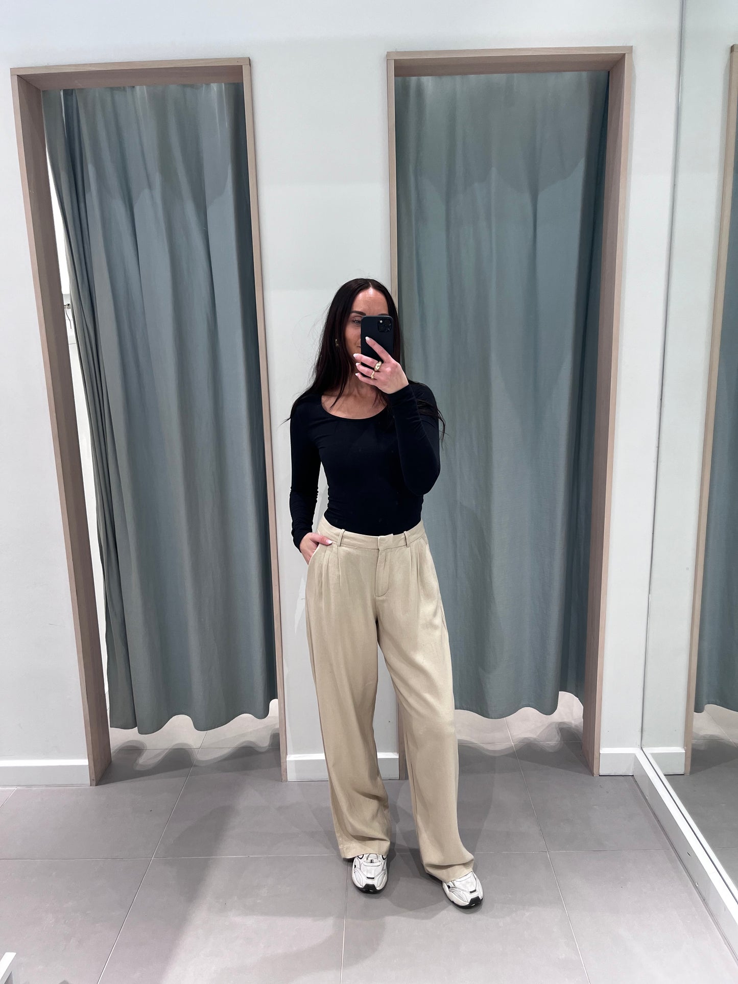 VMMINDY Trousers - Oatmeal