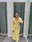 VMJANIS Long Dress - Mellow Yellow
