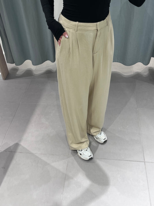 VMMINDY Trousers - Oatmeal
