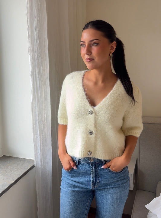 VMKAYSA Knit Cardigan - Flan