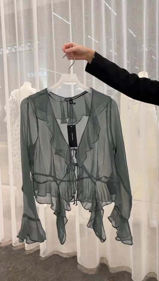 VMSMILLA Top - Balsam Green