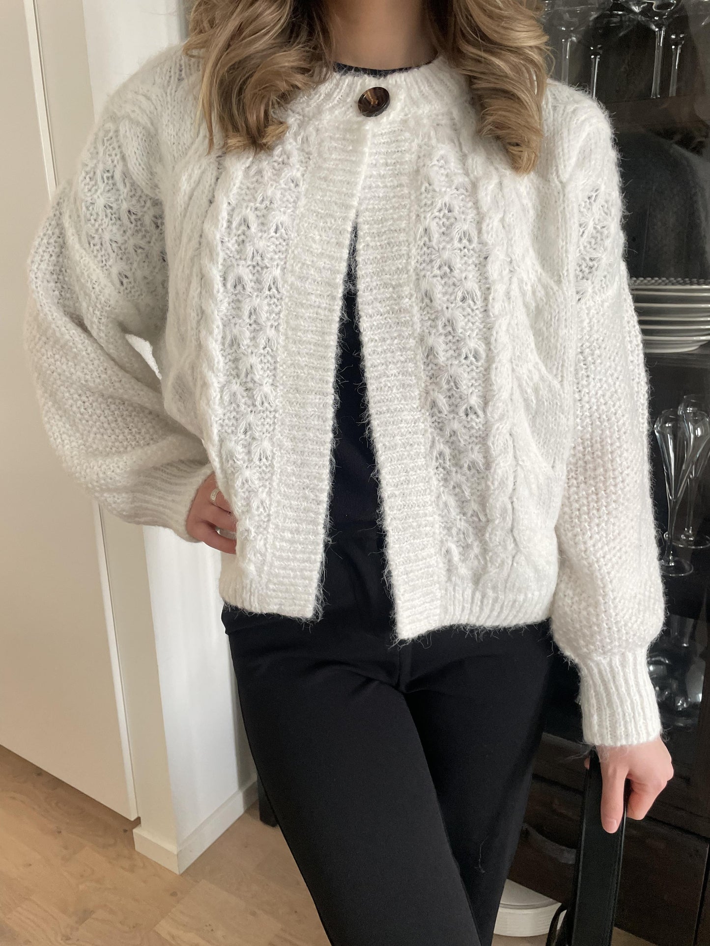 VMSVALA Knit Cardigan - Snow White