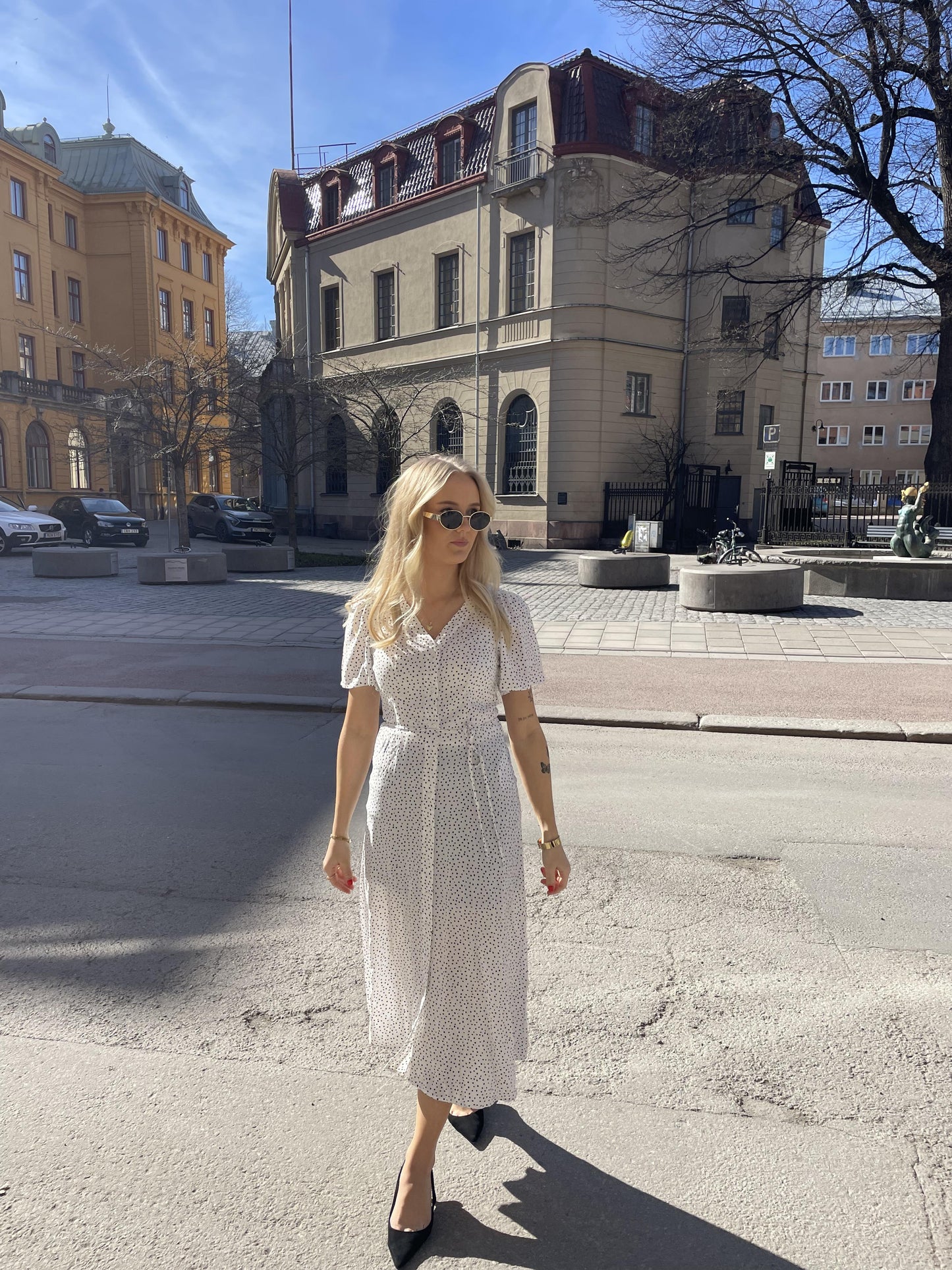 VMALBA Short Dress - Snow White