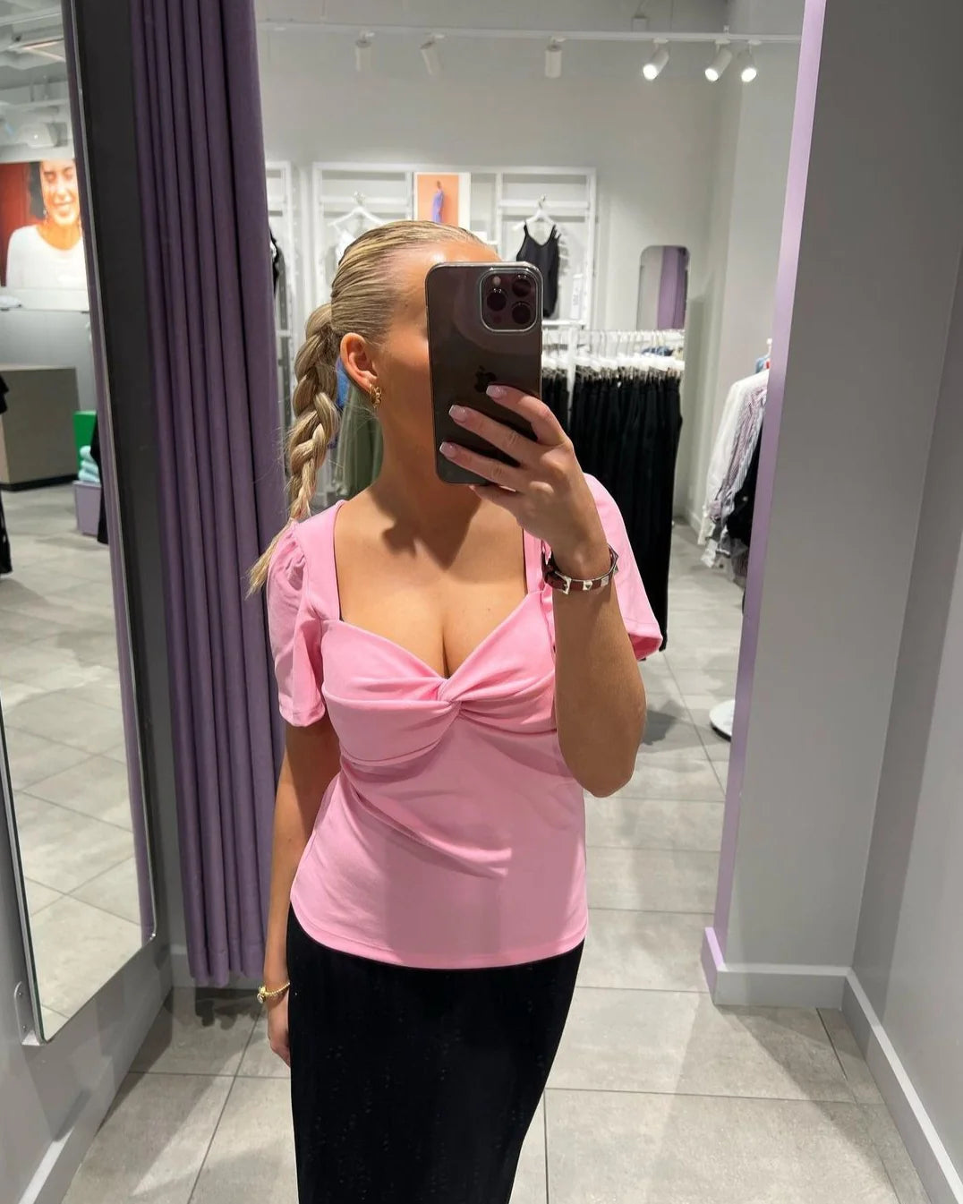 VMVALENTINA T-Shirts & Tops - Prism Pink