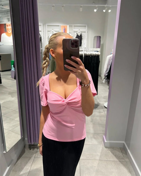 VMVALENTINA T-Shirts & Tops - Prism Pink