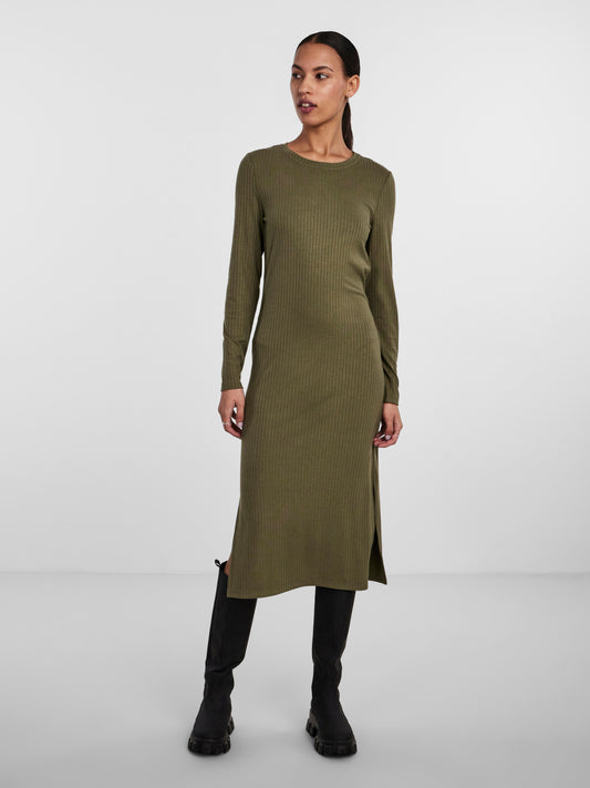 PCKYLIE Dress - Deep Lichen Green