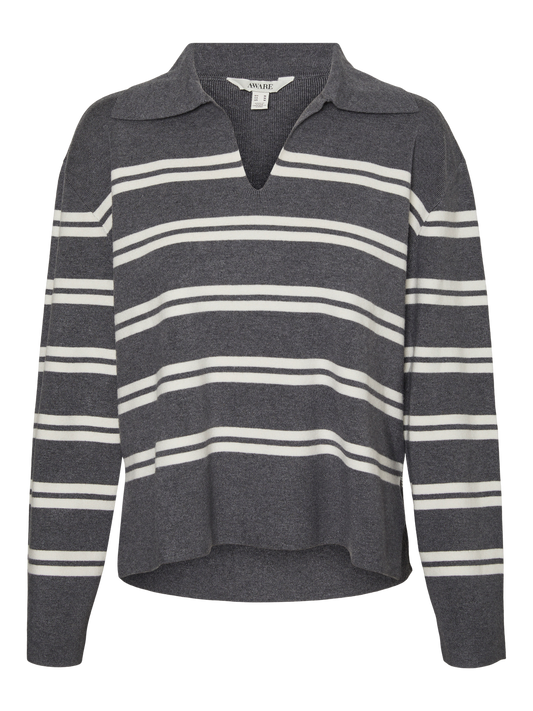 VMTRISTA Pullover - Medium Grey Melange